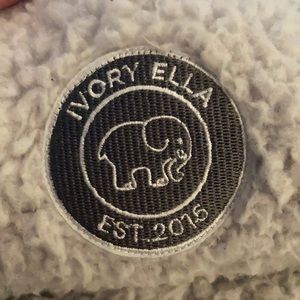Ivory Ella Sherpa 1/4 zip